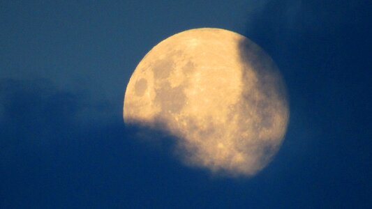 Sky full moon clouds