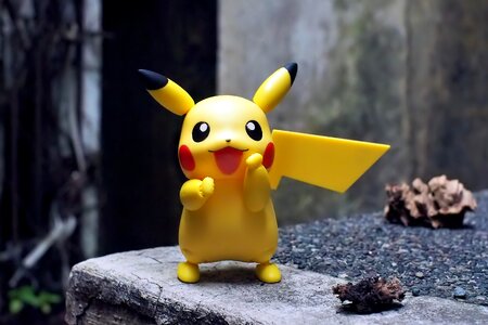 Pikachu childhood play photo