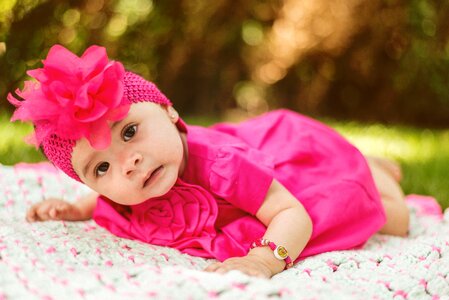 Little girl nature