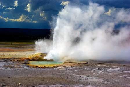 Basin yellowstone national photo