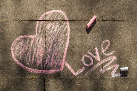 Romantic affection valentine's day