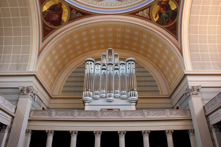 Nikolai church in potsdam church organ keyboard instrument photo