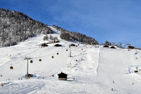 Snow cannons snow landscape photo