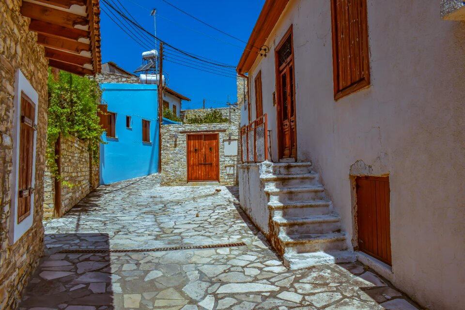 Street architecture stone