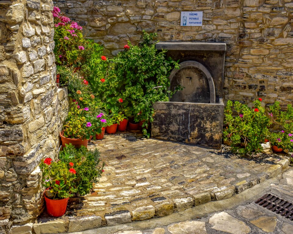 Street architecture stone