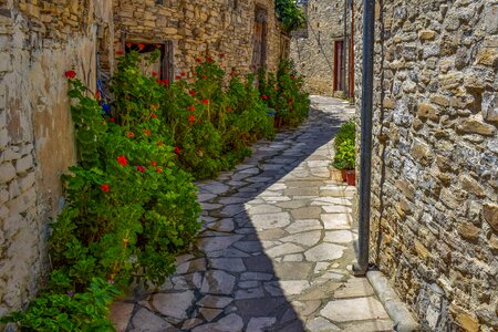 Street architecture stone