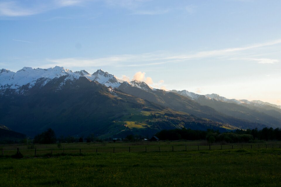 Landscape alpine nature photo