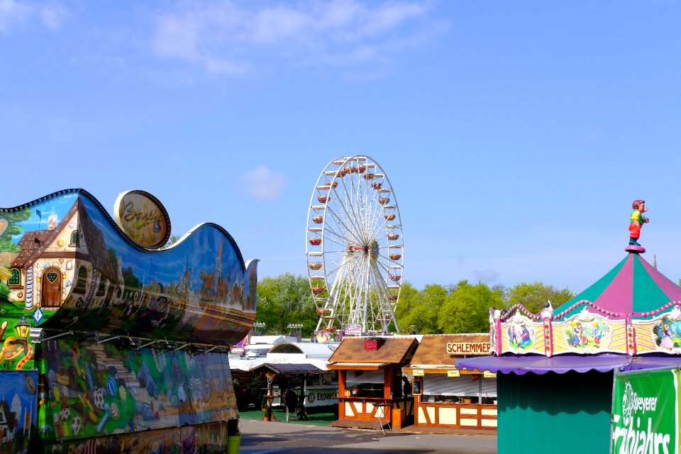 Folk festival carousel fair
