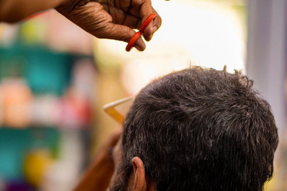Men hair salon barber