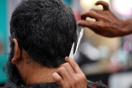 Men hair salon barber