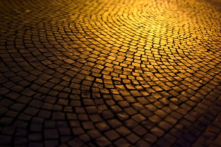 Cobblestones city pattern photo