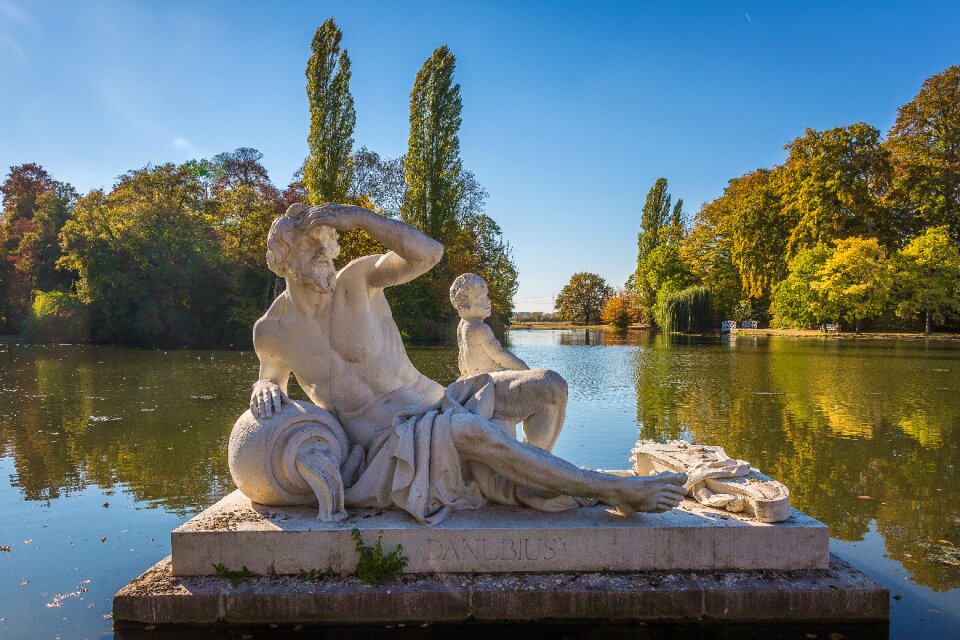 River god danubius danube