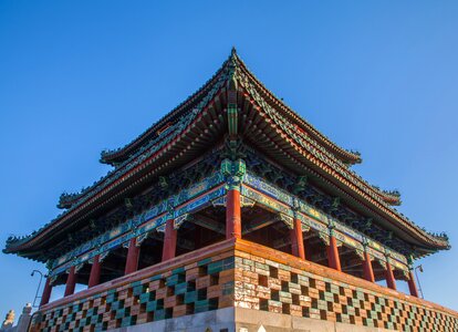 China jingshan park building photo