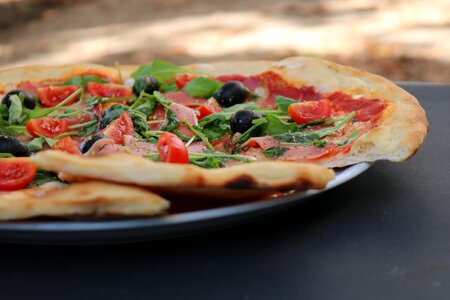 Pizza italian lunch photo