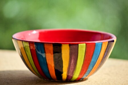 Decoration colorful pottery