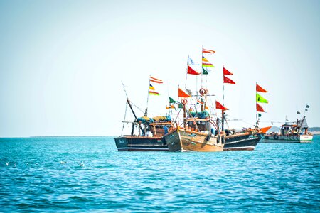 Indian ocean arabian sea fisherman