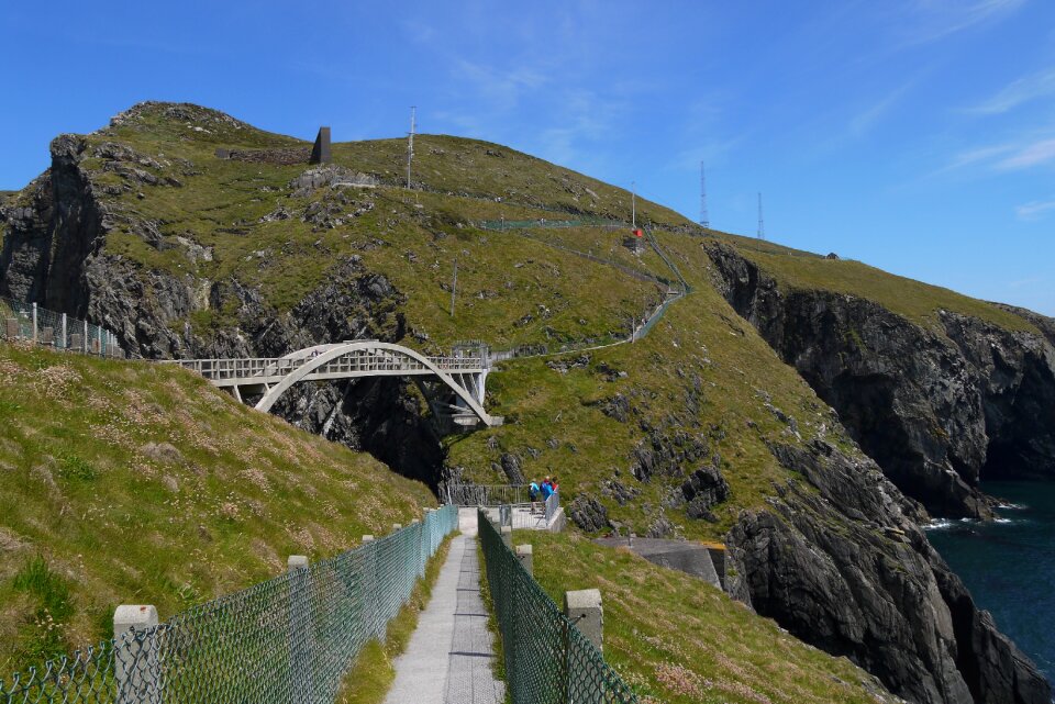 Footbridge atlantic cliff