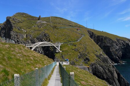 Footbridge atlantic cliff