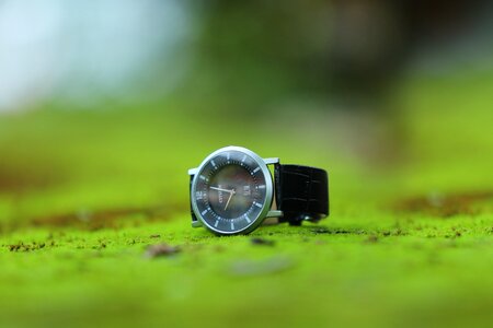 Clock blurred bokeh