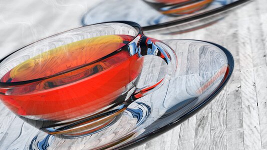 Drink glass teacup photo