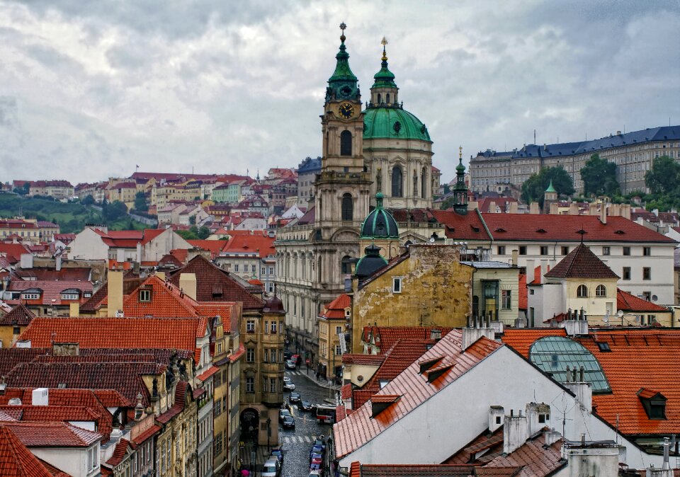 Malá strana cathedral saint nicholas photo