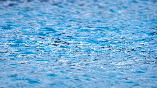 Water reflection blue