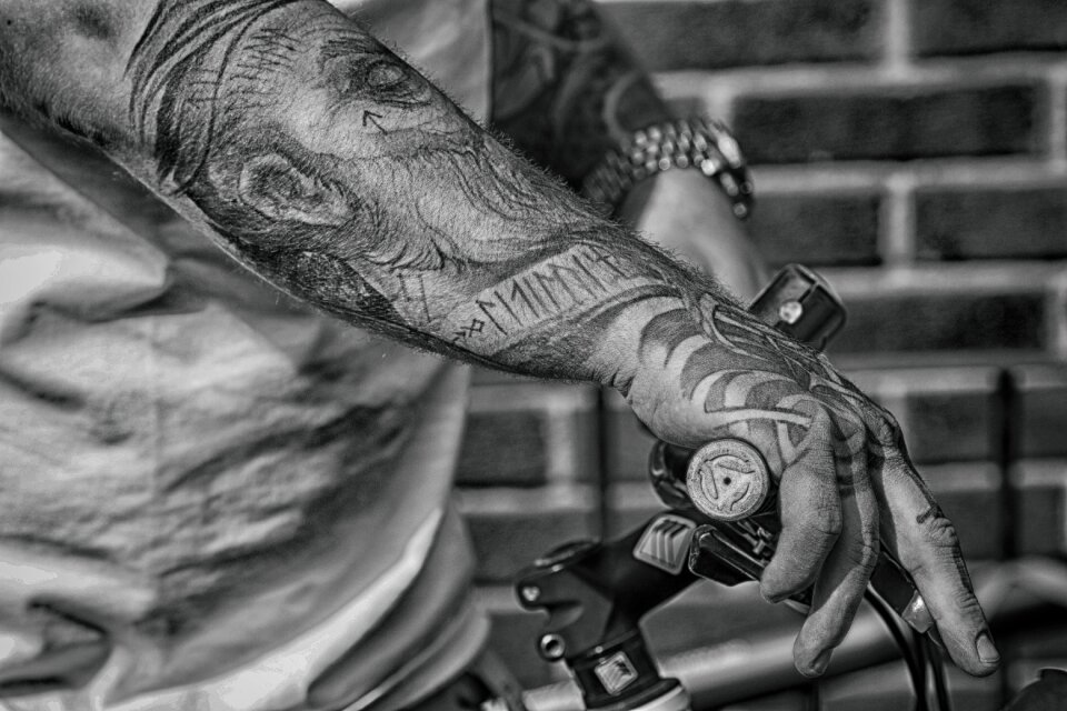 Steering wheel tattoo adult