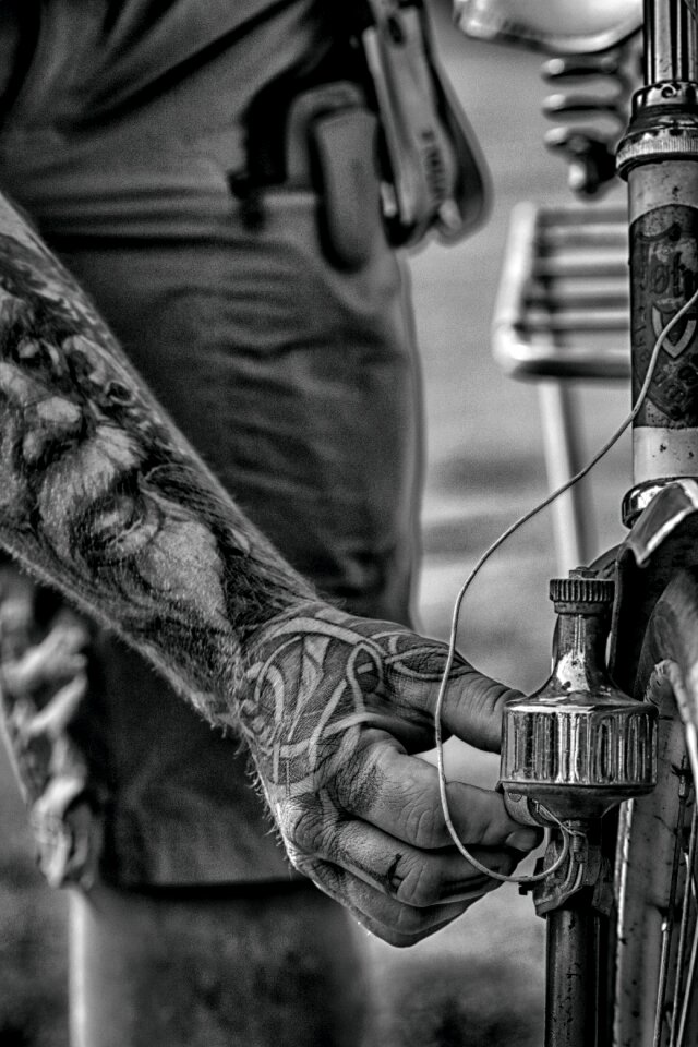 Wheel tattoo adult
