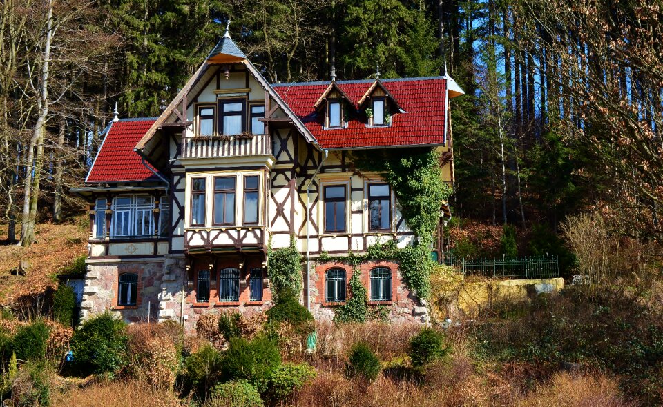 Romantic picturesque old