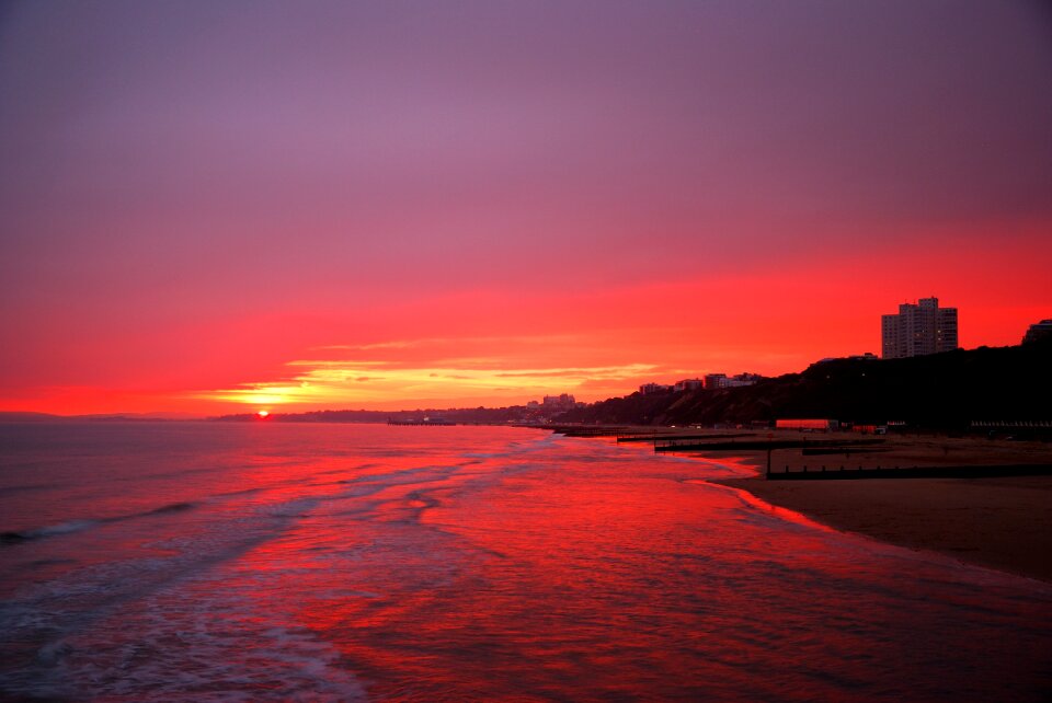 Bournemouth sunset pier