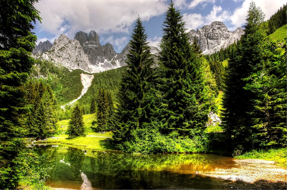 Nature landscape mountains