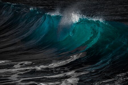 Ocean sea spray photo