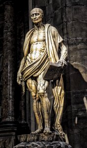 Milan cathedral figure michelangelo photo