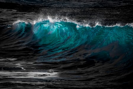 Ocean sea spray photo