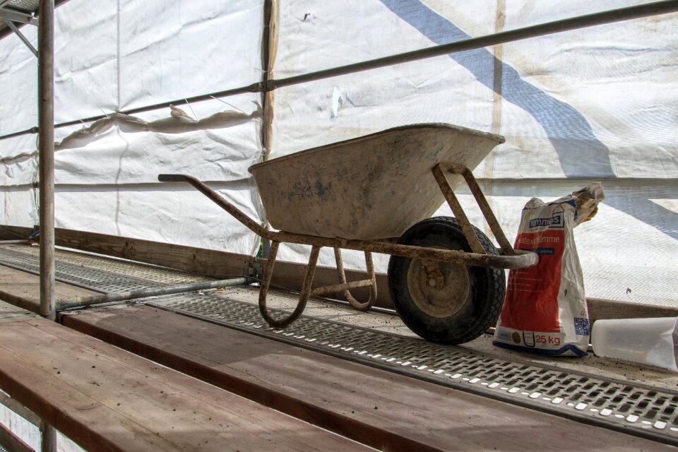 Wheelbarrow construction building