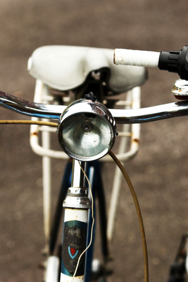 Vintage bicycle brown bike