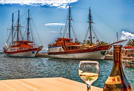 Greece sea port photo