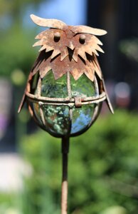 Artwork rust metal sculpture