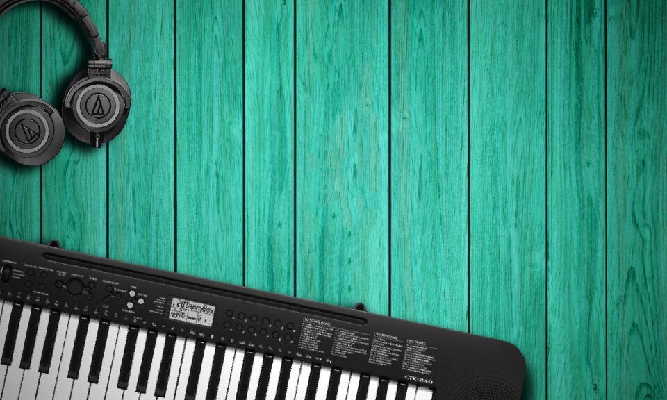 Wooden background blue background background