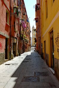 Historically houses balconies photo