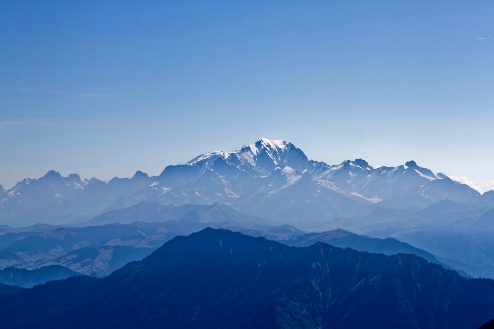 Alpine landscape glacier
