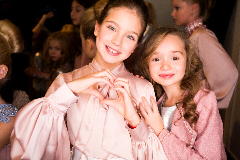 Girls fashion podium