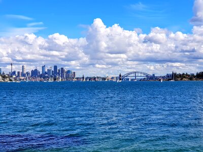 Sydney harbour bridge australia cityscape photo