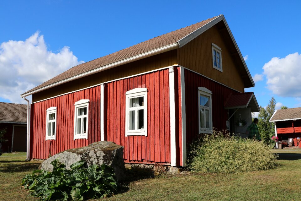 In the tradition of the wooden house countryside