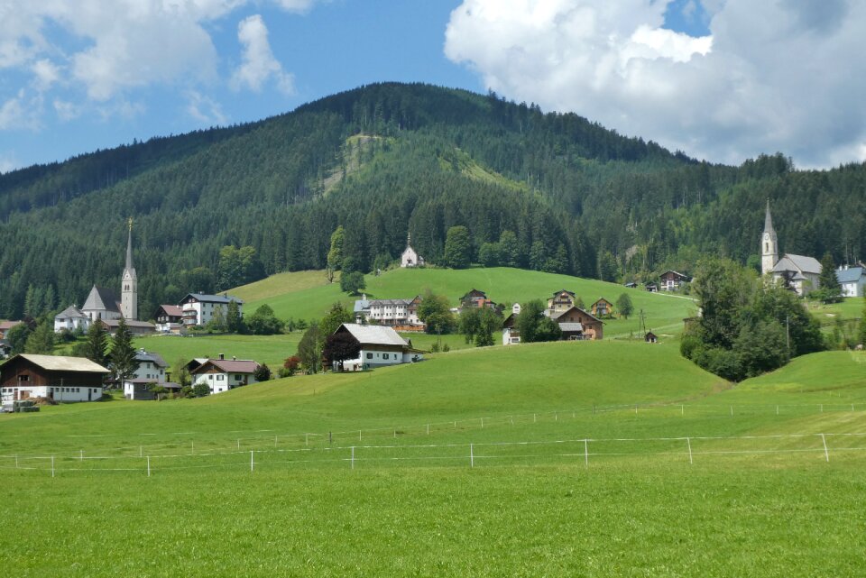 Alpine nature landscape
