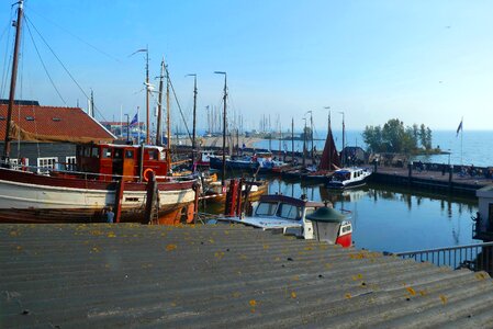 Netherlands fishing village boat