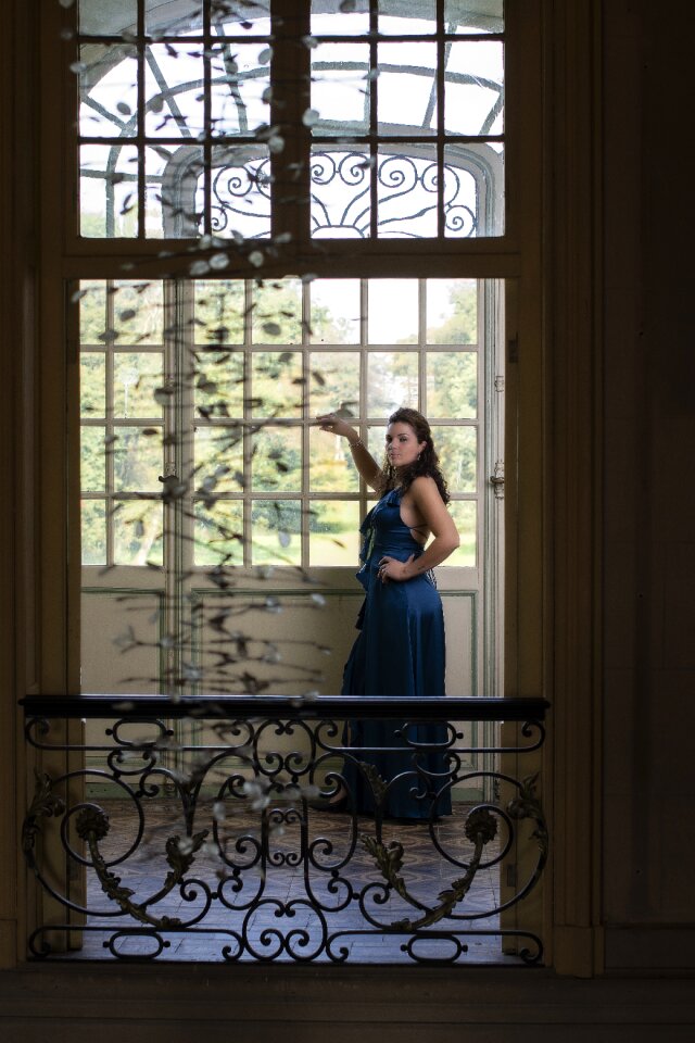 Lady dresses portrait