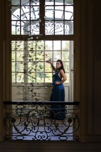 Lady dresses portrait