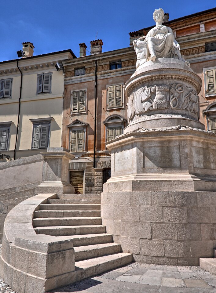 City architecture stairs