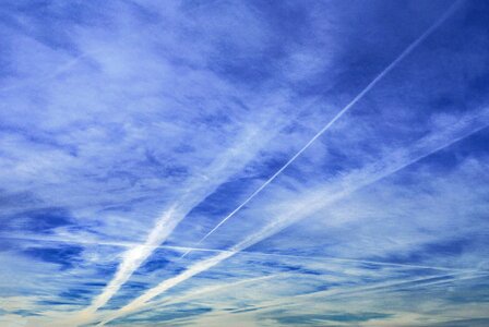 Clouds vanishing point the starting point